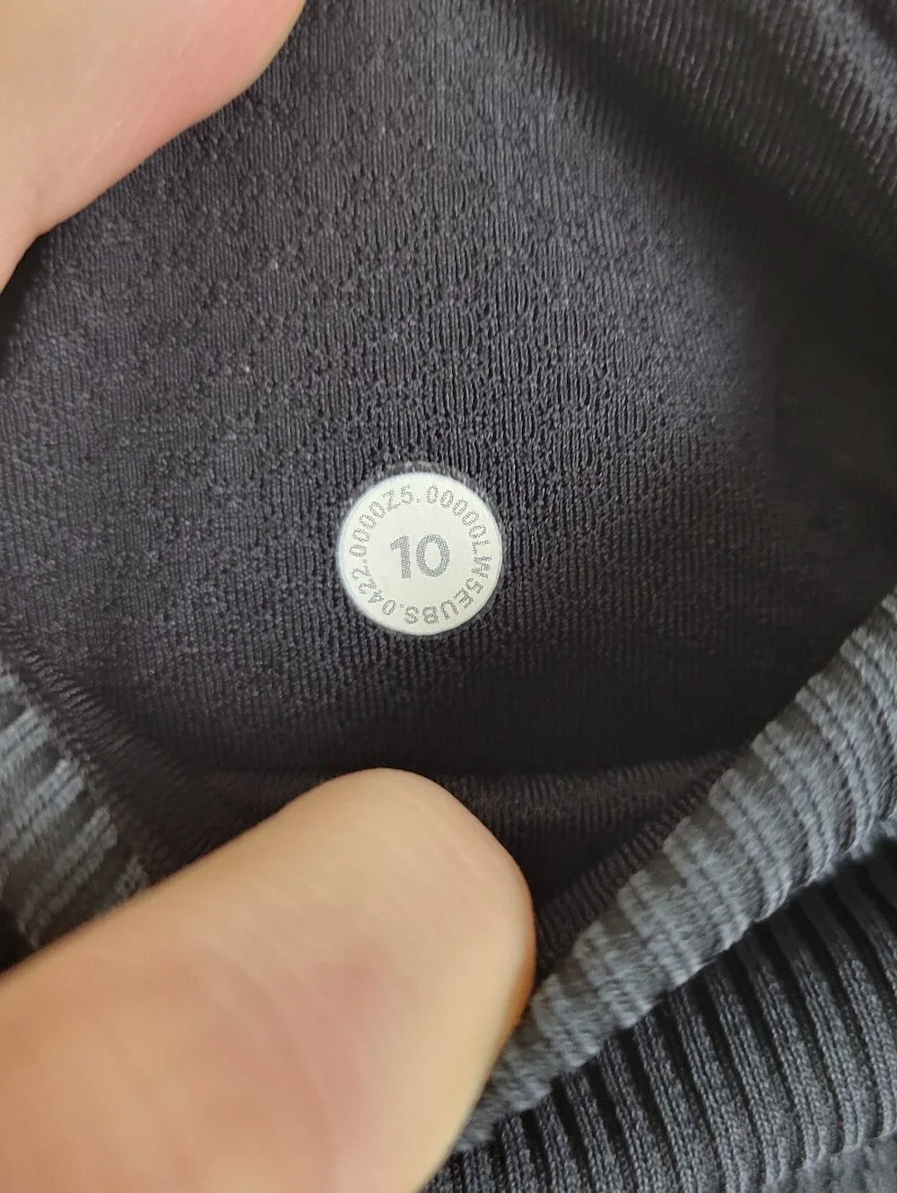 Lululemon Black Brushed Softstreme Ribbed Zip Flared 32.5